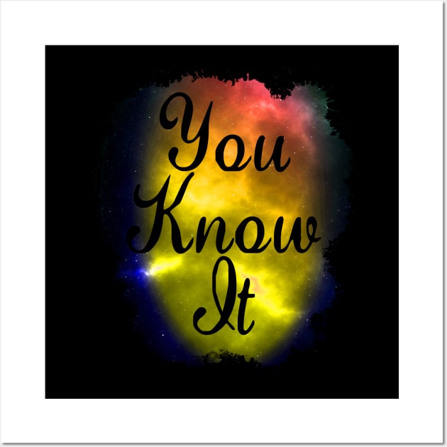 You Know It Funny 80's Design Wall Art by solsateez